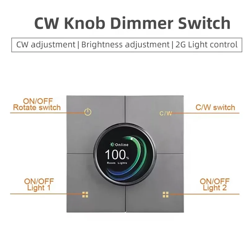 Smart Light Switch - In stock Tuya Smart Home CW