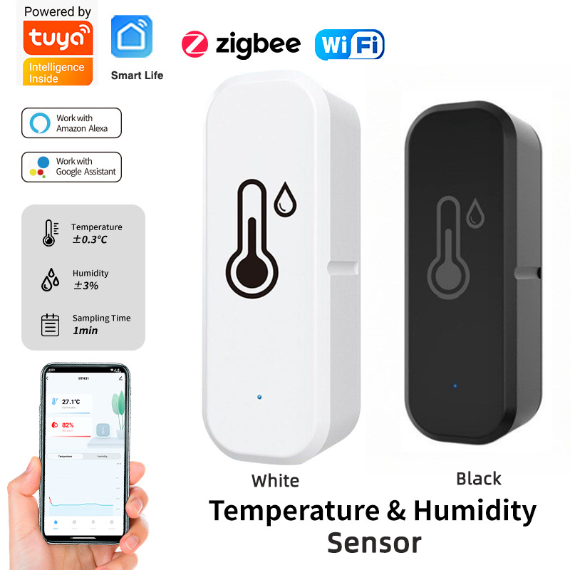 Smart Home Improvement - Tuya Zigbee/wifi Temperature Humidity Sensor Smart