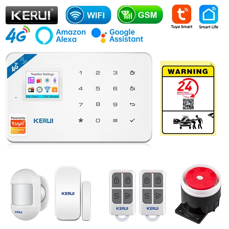 Smart Home Kits - KERUI Security Alarm System Kit W184