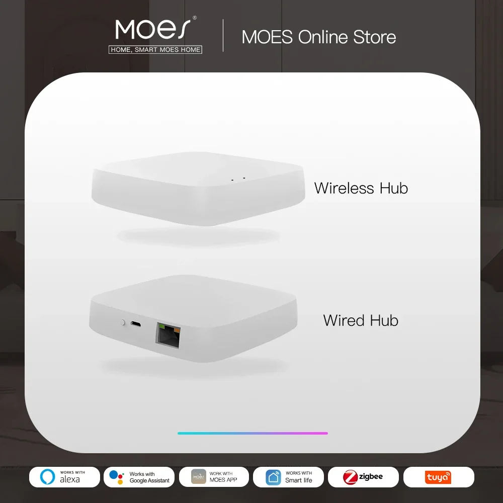 Smart Home Hub Matter - Tuya ZigBee 3.0 Smart Gateway Hub