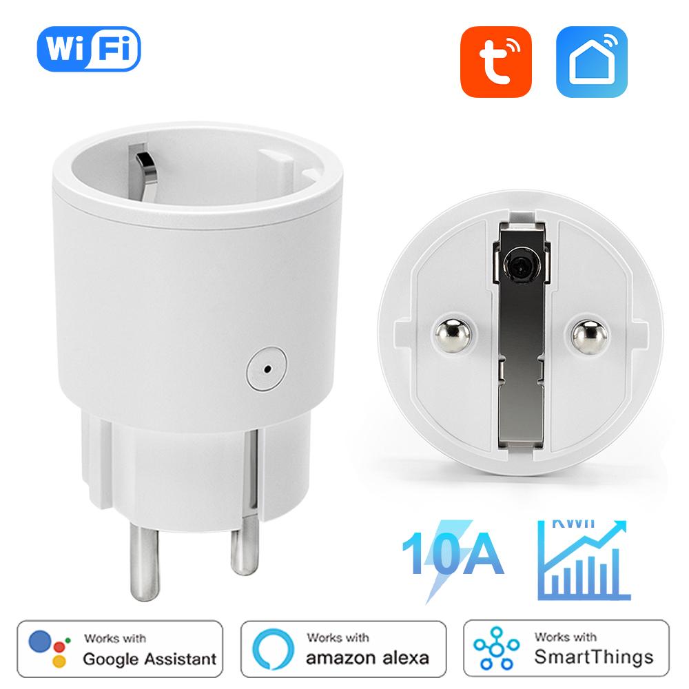 Smart Home Voice Assistant - Tuya 10A Smart Plug WiFi EU