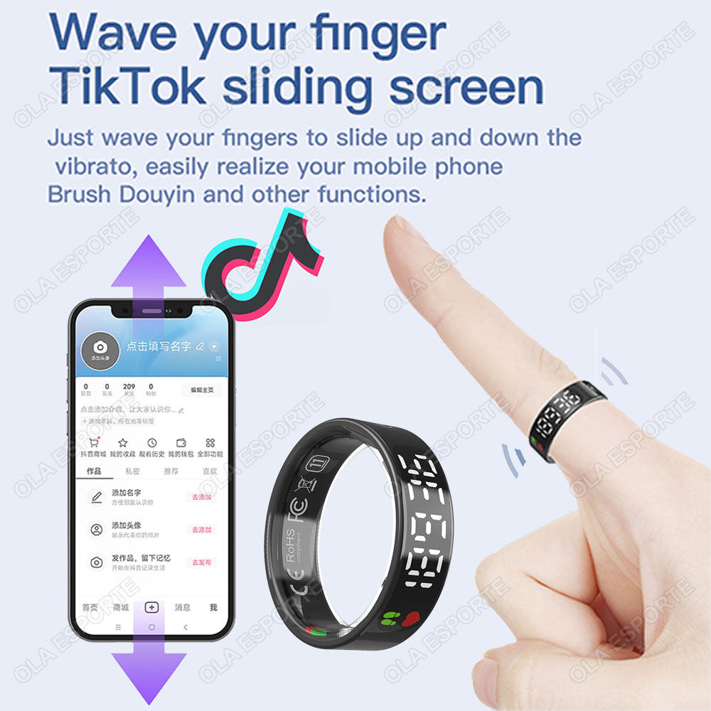SR08 Smart Ring with Charging  - огляд і ціна Smart Home Trainer