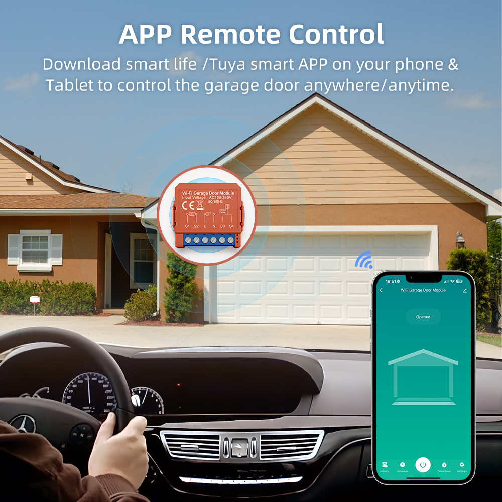 AVATTO WiFi Garage Door Opener - огляд і ціна Smart Home Voice Assistant
