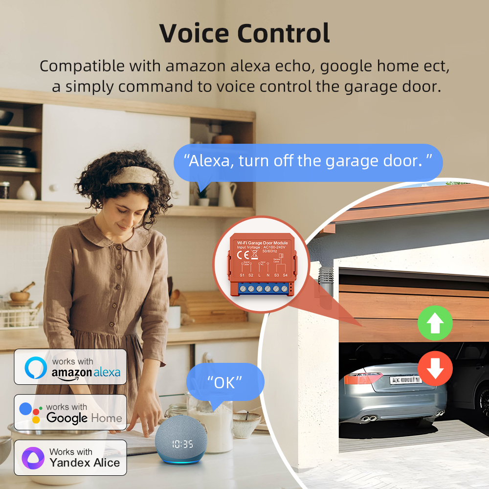 AVATTO WiFi Garage Door Opener - огляд і ціна Smart Home Voice Assistant