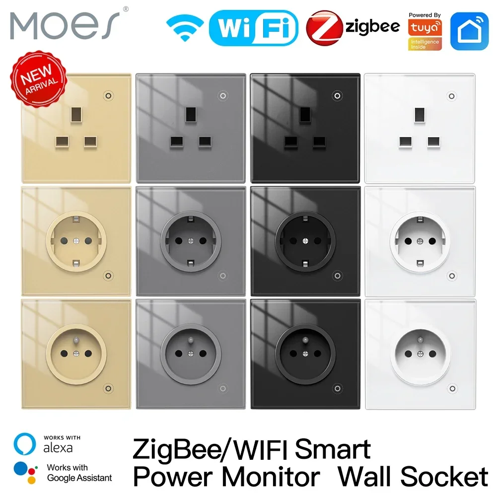 Moes ZigBee Wall Socket WIFI S - огляд і ціна Smart Home Voice Assistant