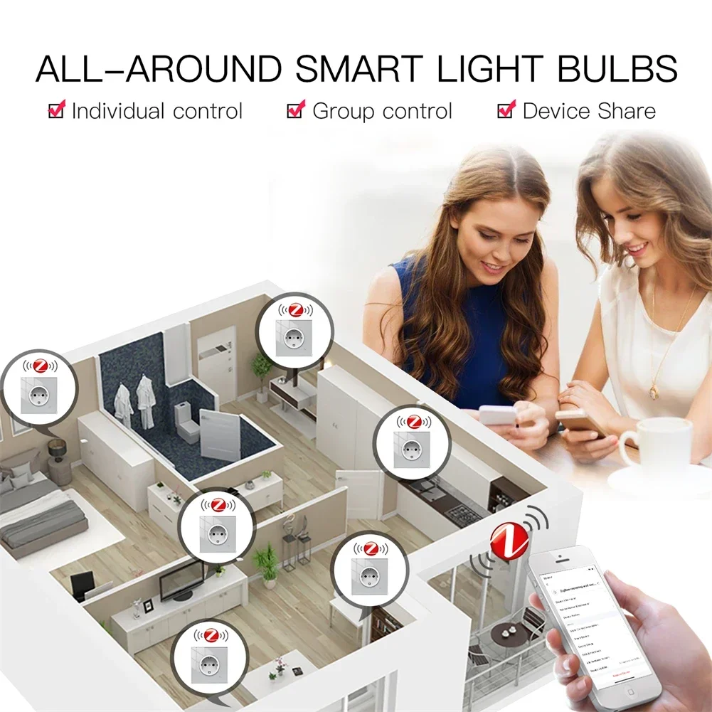 Moes ZigBee Wall Socket WIFI S - огляд і ціна Smart Home Voice Assistant