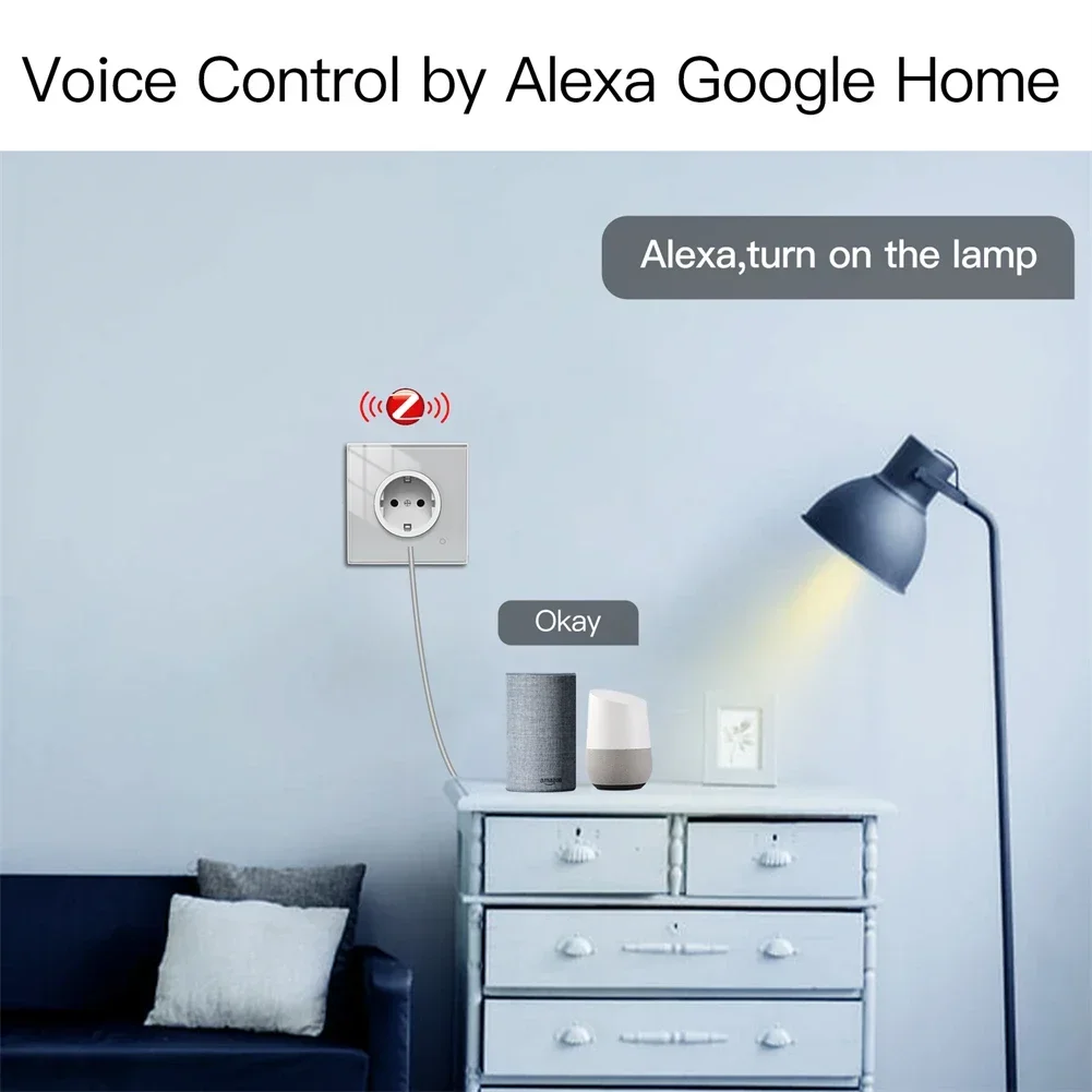 Moes ZigBee Wall Socket WIFI S - огляд і ціна Smart Home Voice Assistant