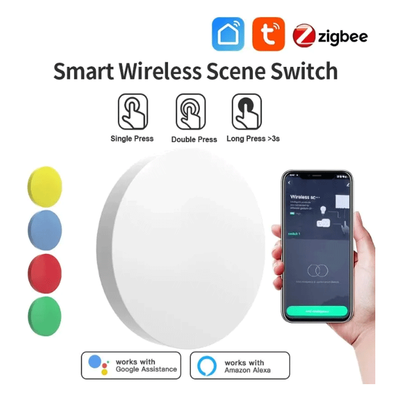 Tuya ZigBee Smart Wireless But - огляд і ціна Smart Home Button