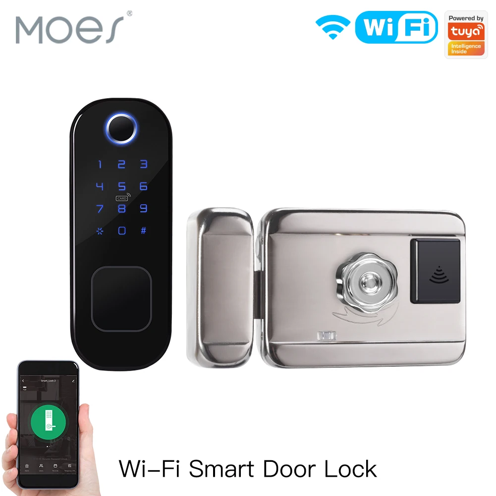 MOES WiFi Tuya Smart Lock Door - огляд і ціна Smart Home Hotel