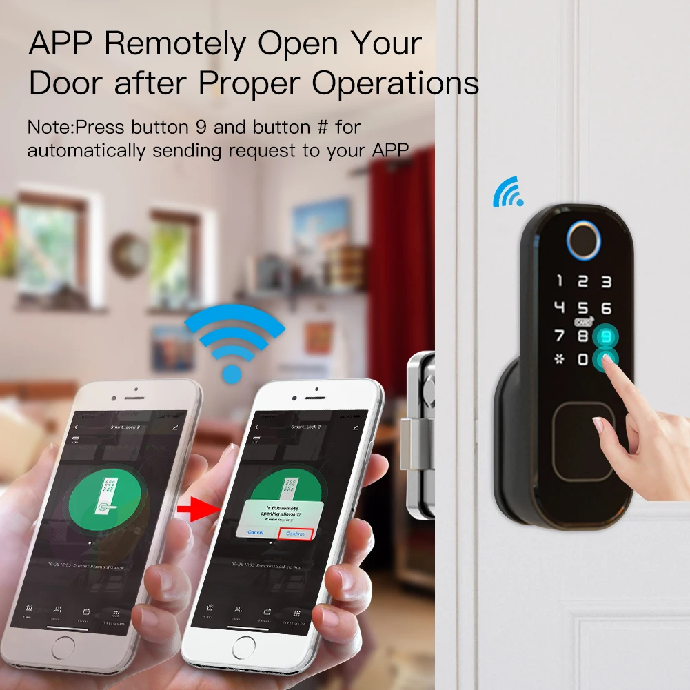 MOES WiFi Tuya Smart Lock Door - огляд і ціна Smart Home Hotel