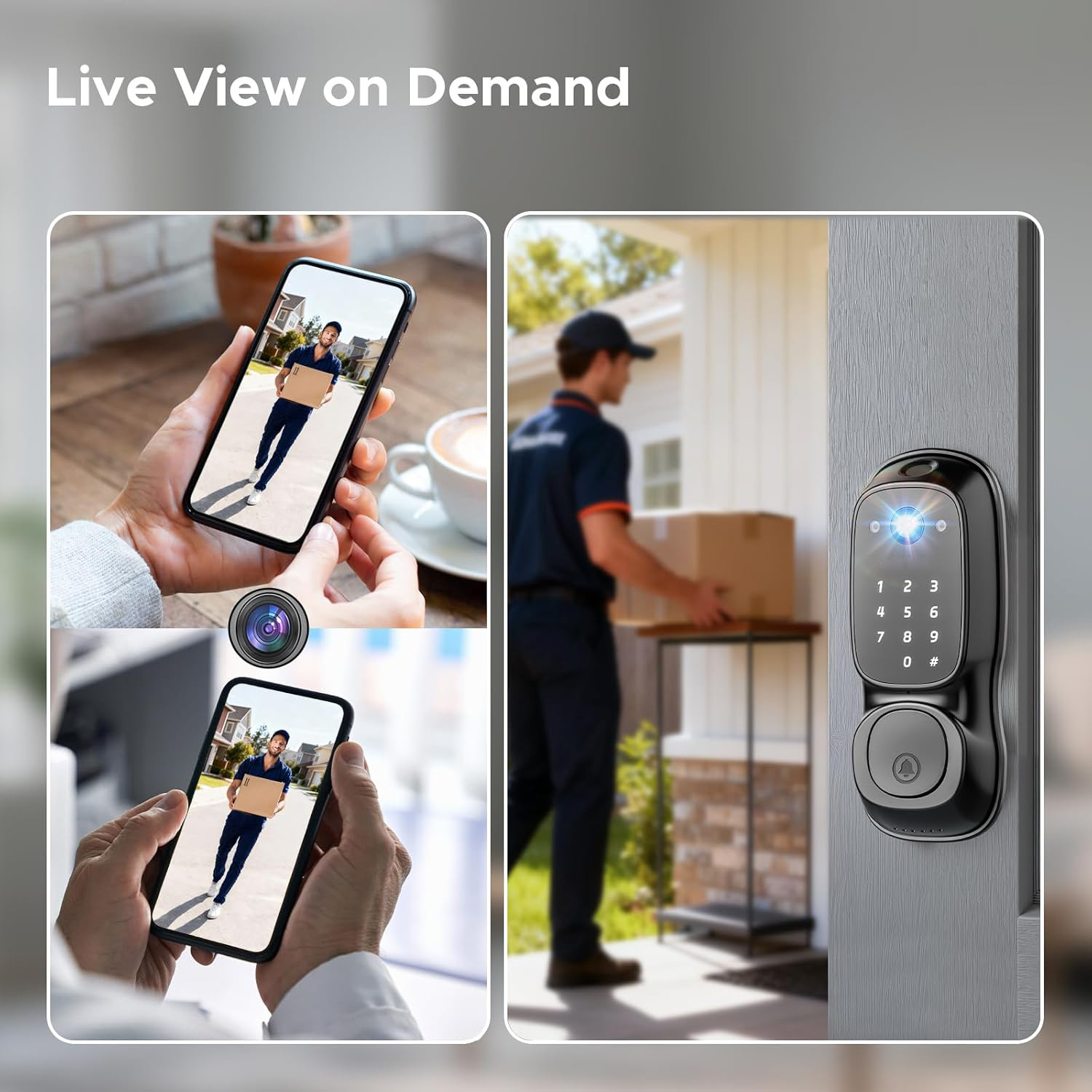 Tuya Wifi Smart Door Lock ‎Cam - огляд і ціна Smart Door Lock