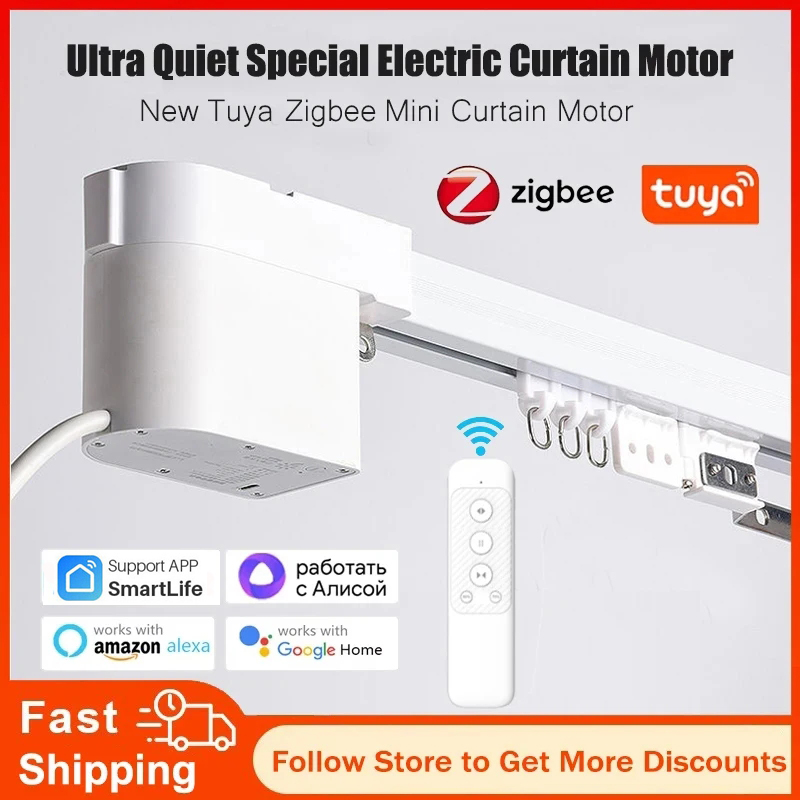 Tuya Zigbee Mini Smart Curtain - огляд і ціна Curtain Motor