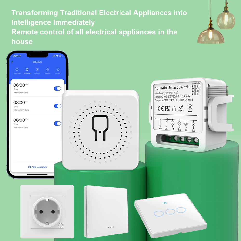 Tuya WiFi Smart Switch 1/2/3/4 - огляд і ціна Smart Home Button