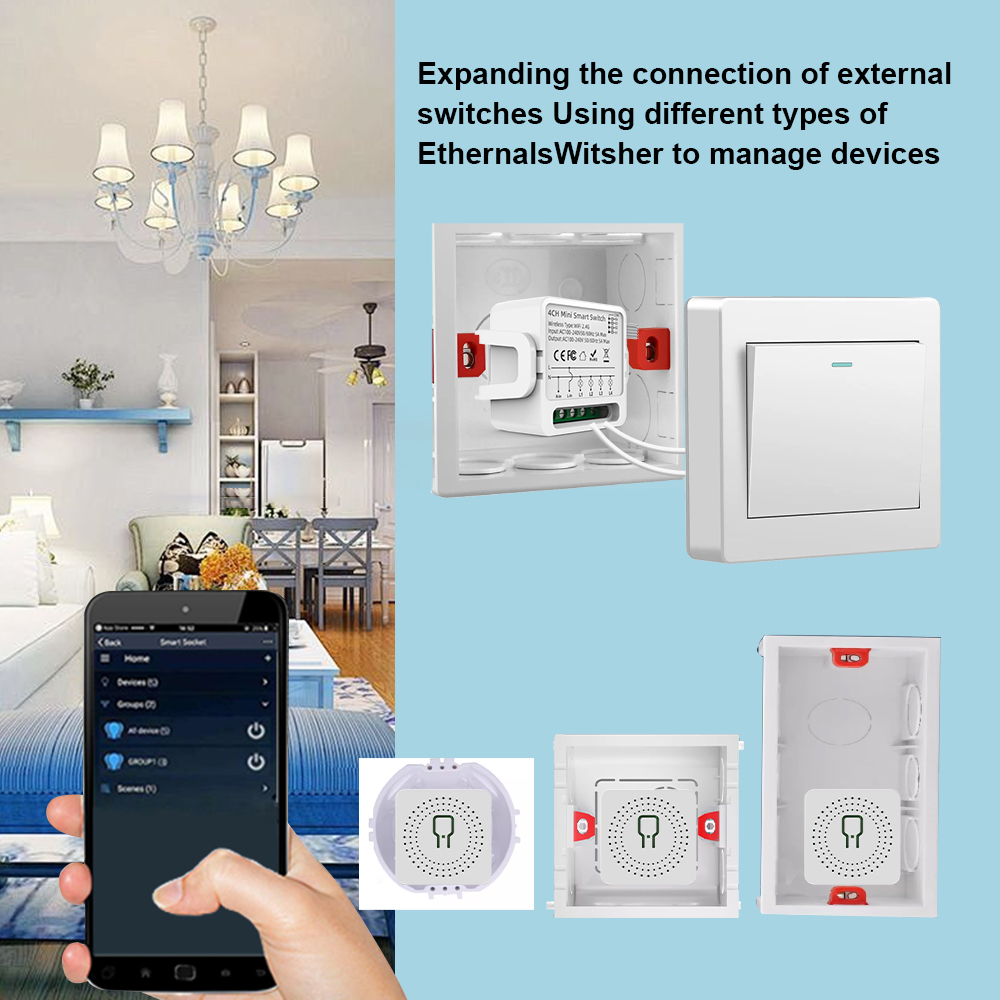 Tuya WiFi Smart Switch 1/2/3/4 - огляд і ціна Smart Home Button
