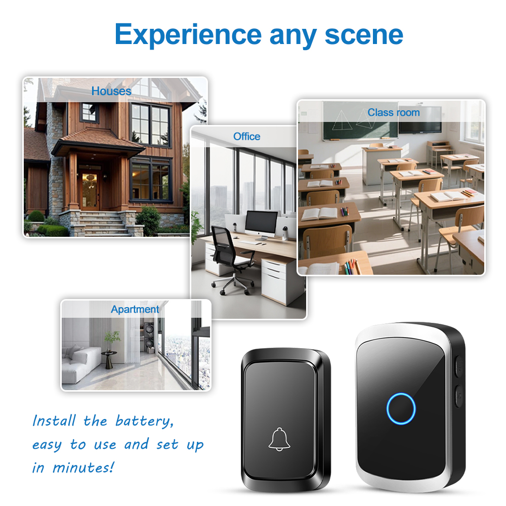 Smart Wireless Doorbell Door C - огляд і ціна Smart Home Kits
