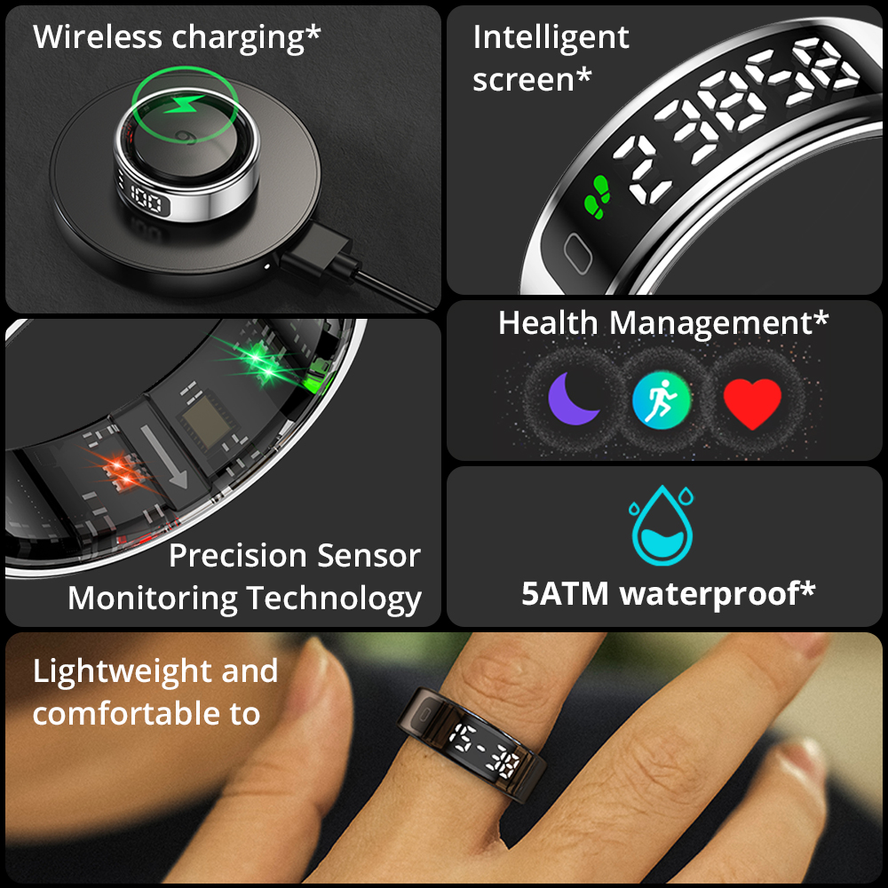 COLMI R12 Smart Ring with Disp - огляд і ціна Smart Home Trainer