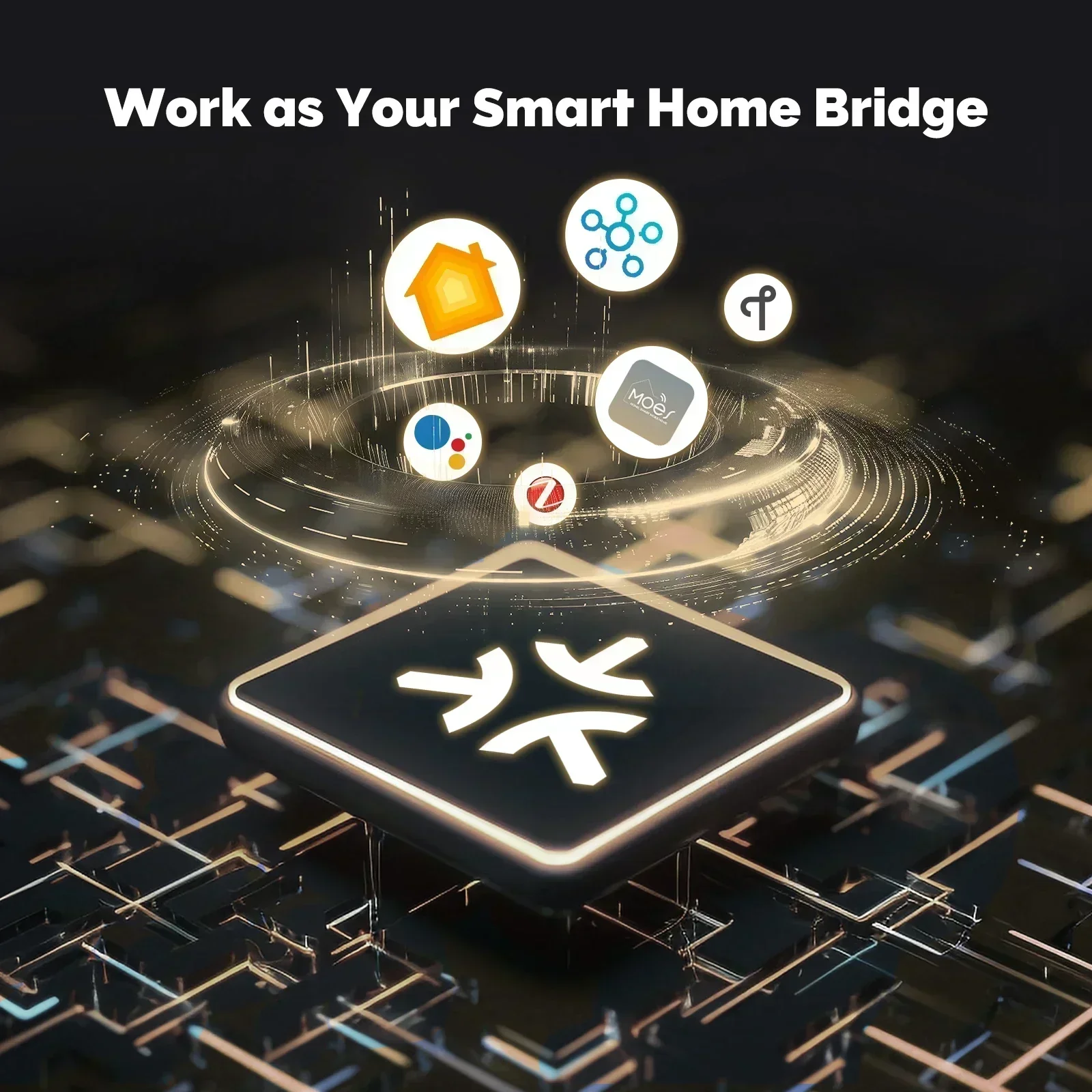 MOES Tuya Zigbee Matter Thread - огляд і ціна Smart Home Voice Assistant