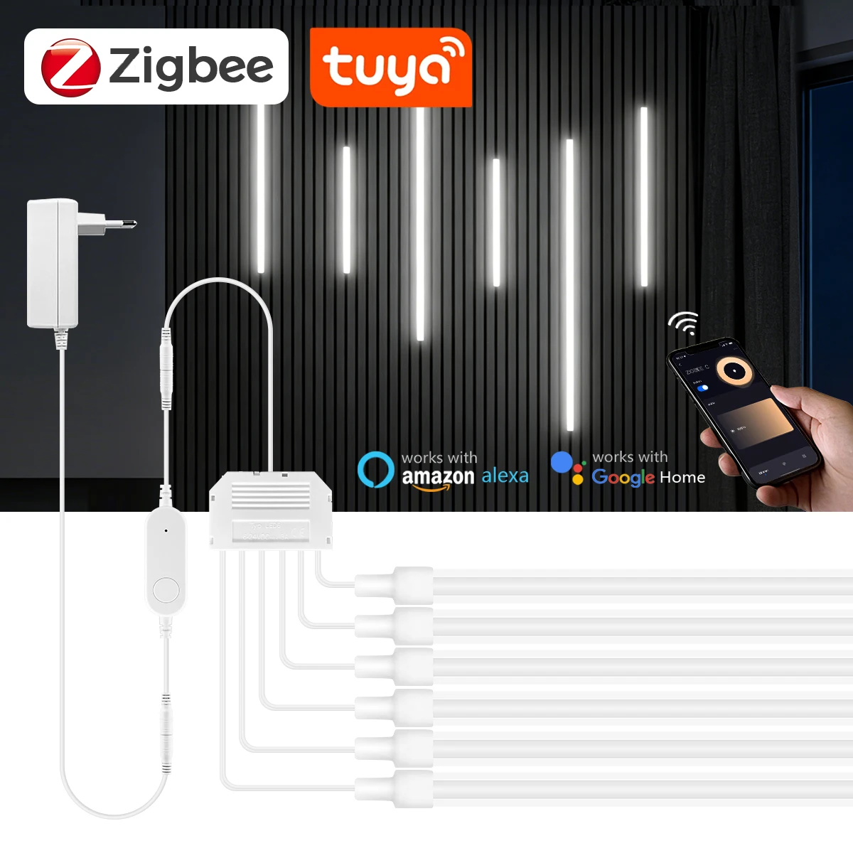 Zigbee Smart Neon COB LED Stri - огляд і ціна Smart Home Kits