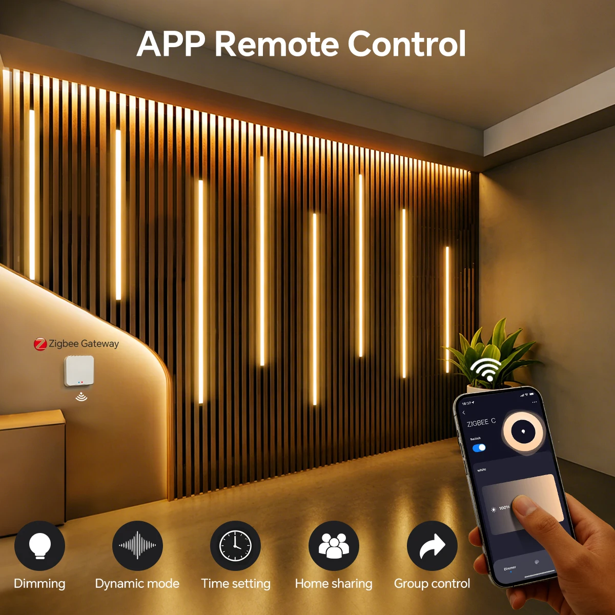 Zigbee Smart Neon COB LED Stri - огляд і ціна Smart Home Kits