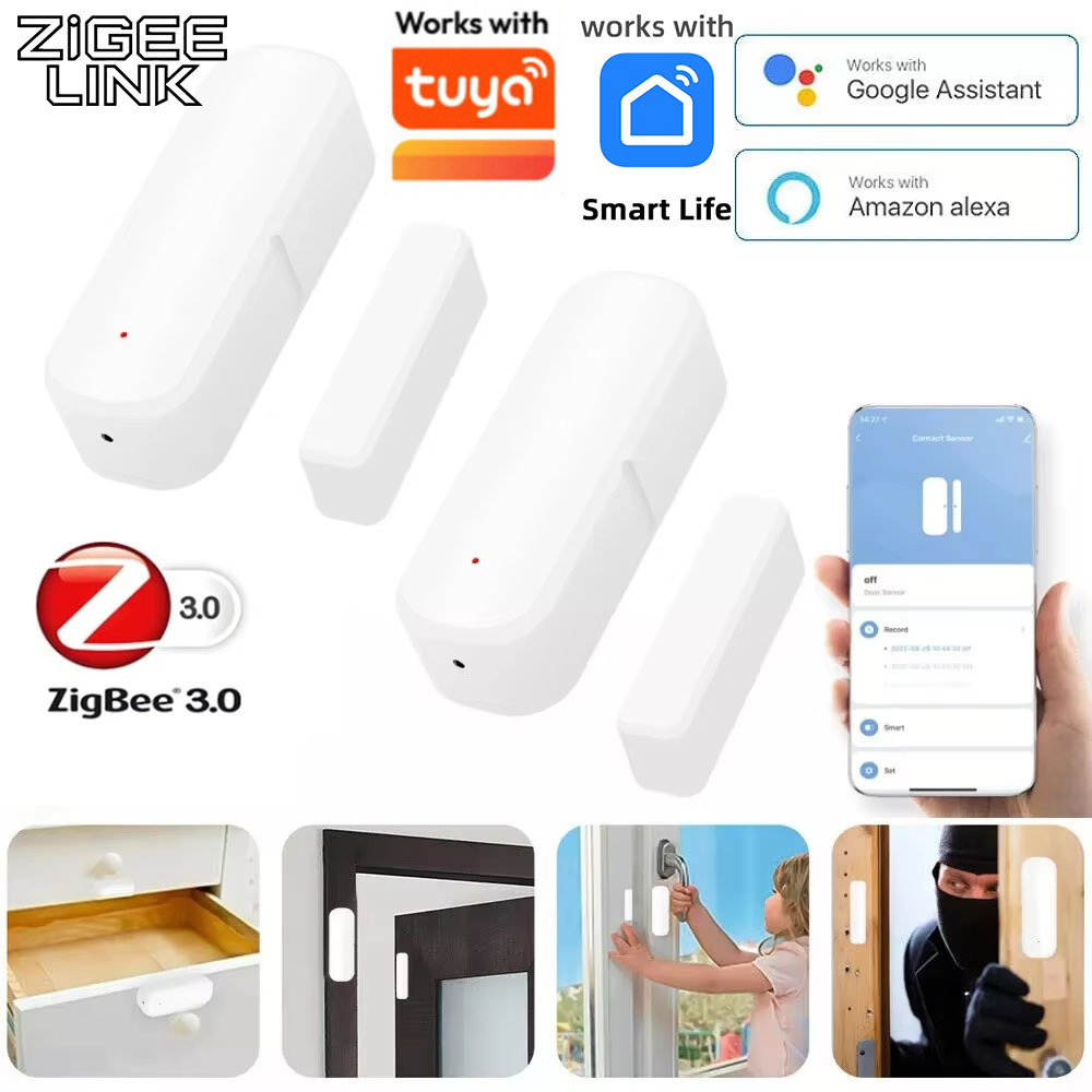 Work With Tuya ZigBee 3.0 Door - огляд і ціна Smart Home Voice Assistant