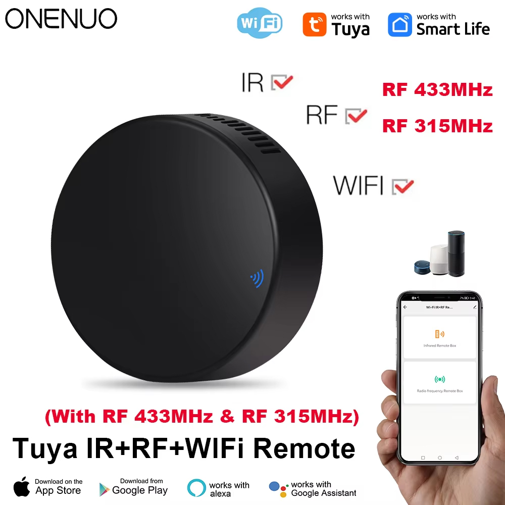 Tuya WiFi RF IR Remote Control - огляд і ціна Smart Home Voice Assistant