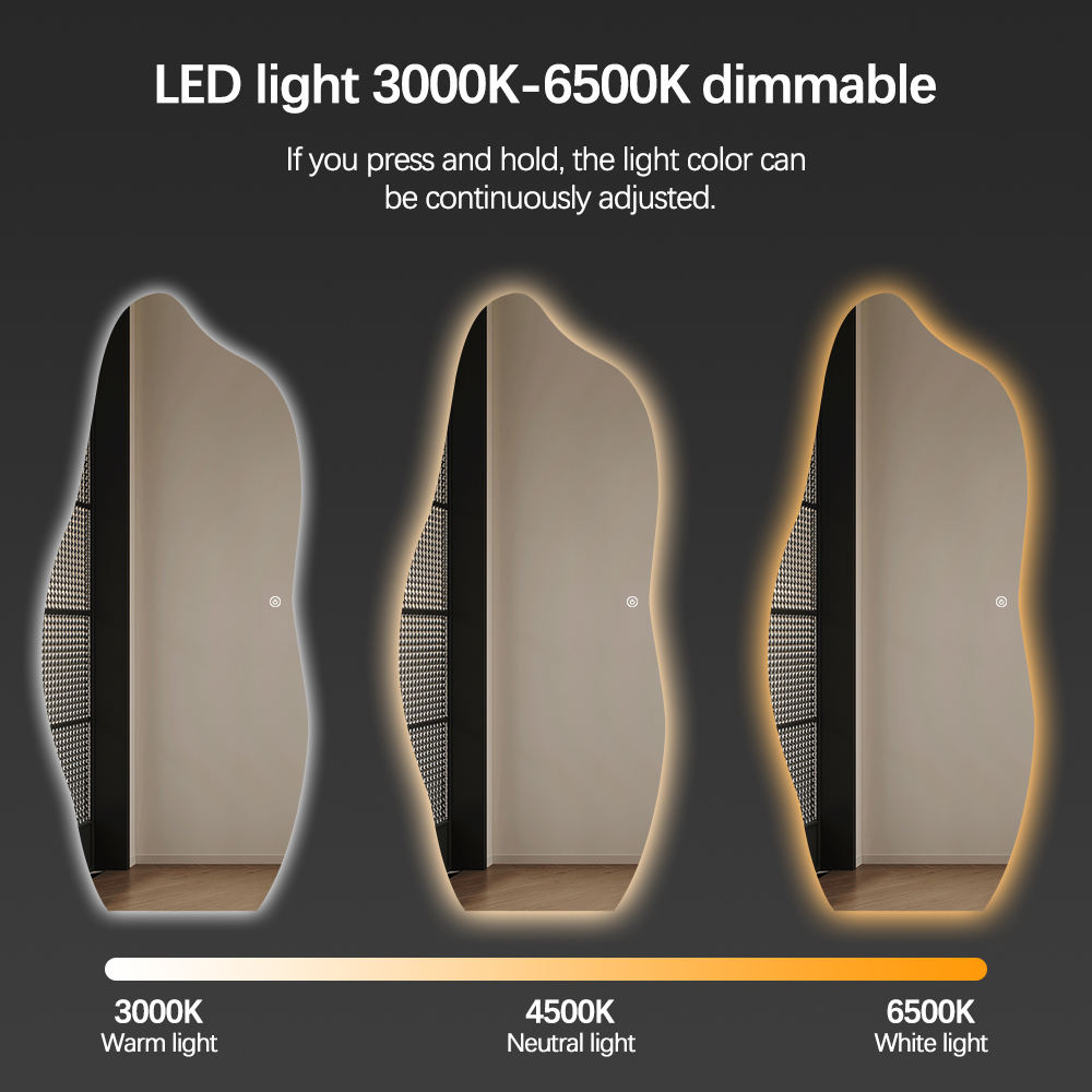 Irregular LED Bathroom Mirror  - огляд і ціна Smart Home Hotel