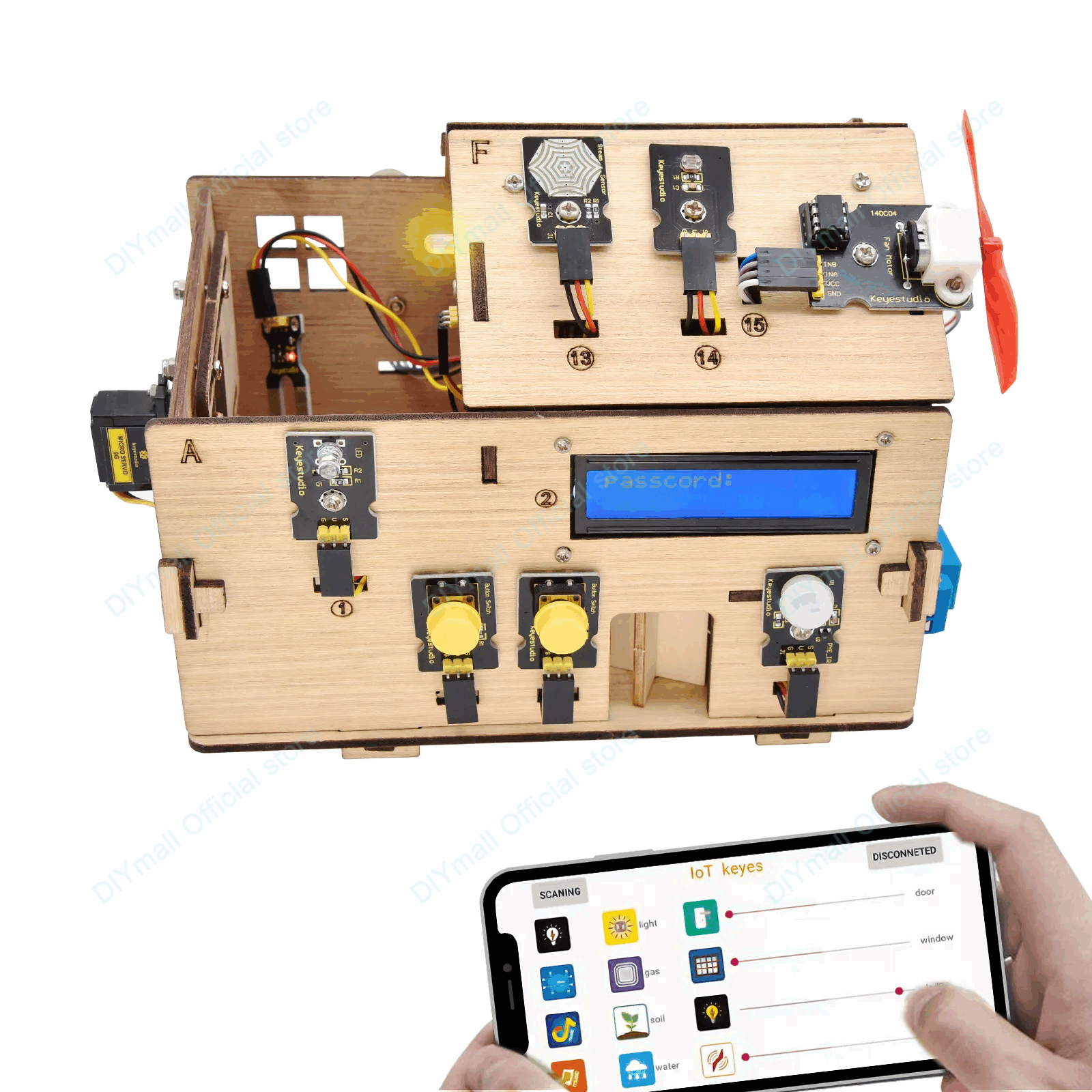 Keyestudio Smart IoT Home Kit  - огляд і ціна Smart Home Kits