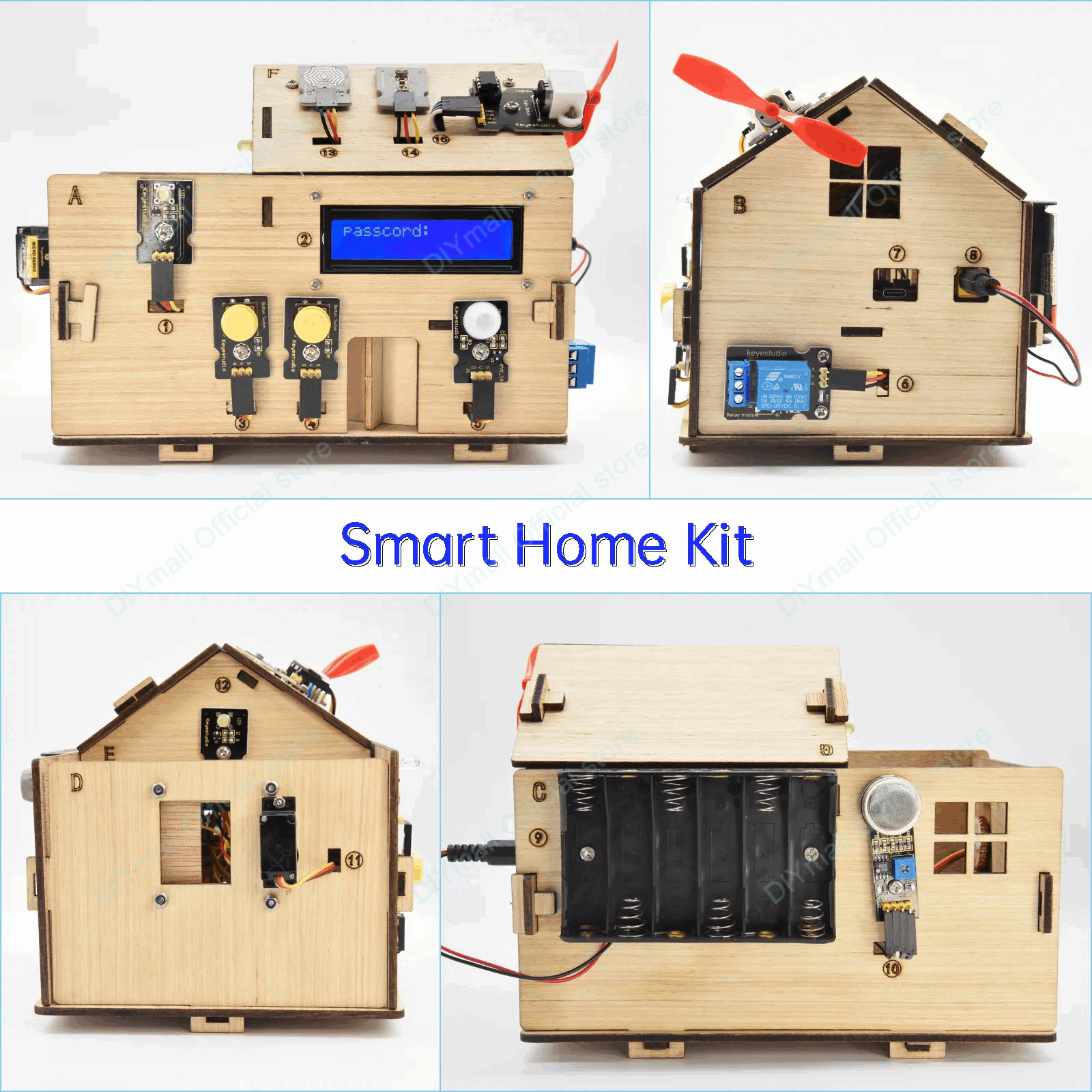 Keyestudio Smart IoT Home Kit  - огляд і ціна Smart Home Kits