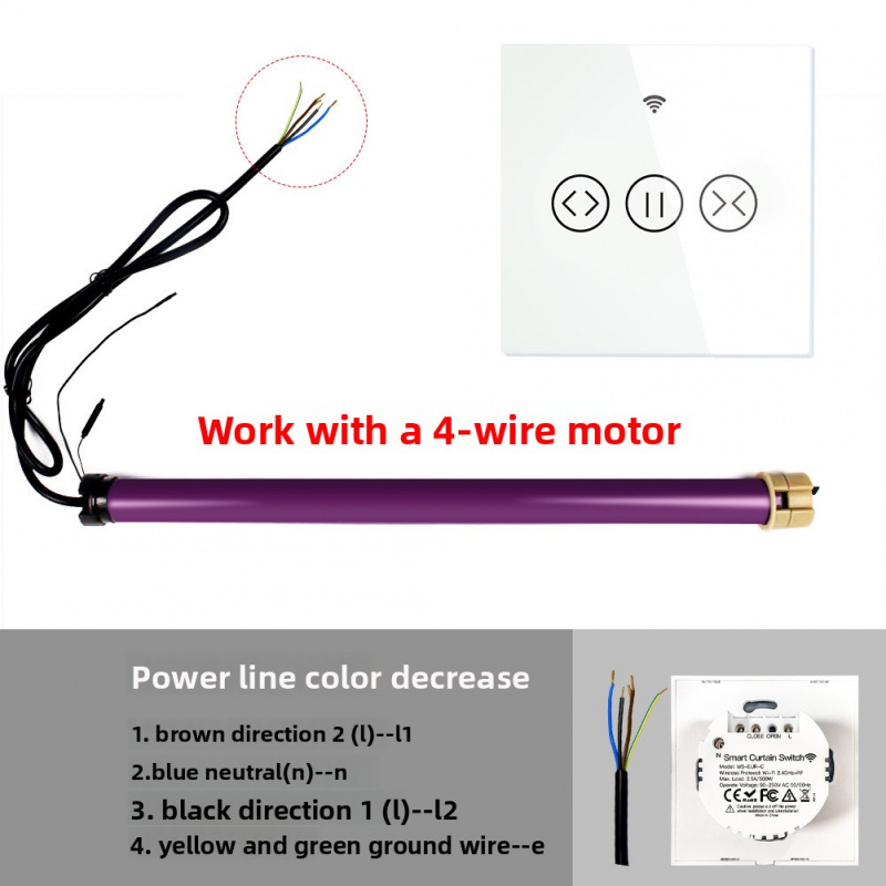 WiFi Curtain Switch - Tuya App - огляд і ціна Curtain Motor