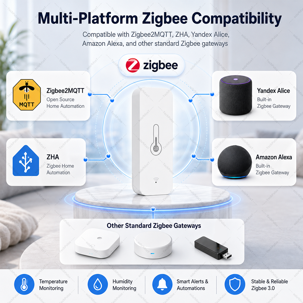 Zigbee 3.0 Temperature and Hum - огляд і ціна Smart Home Improvement