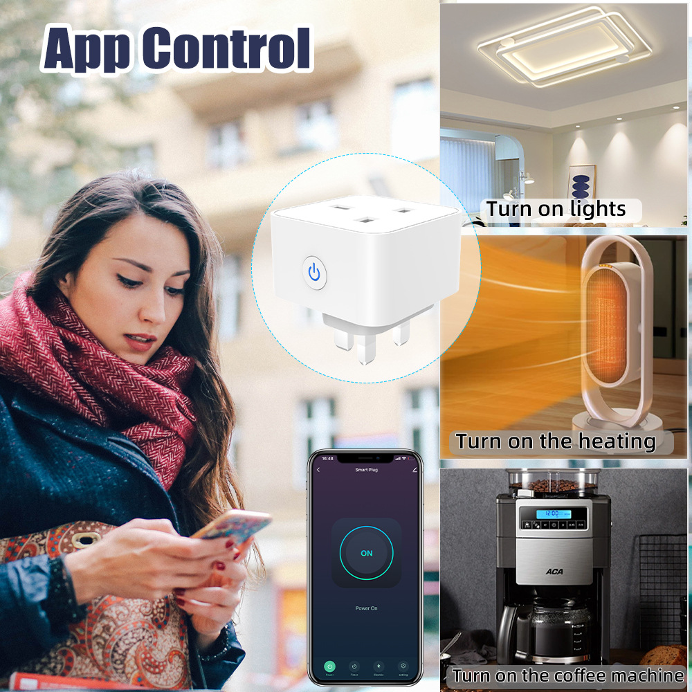 Tuya Smart Socket 16A/20A WiFi - огляд і ціна Smart Home Voice Assistant