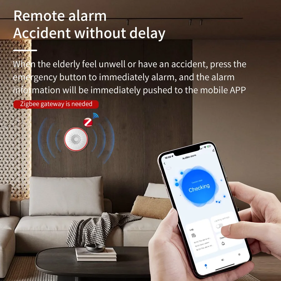 Tuya WiFi ZigBee Smart Alarm S - огляд і ціна Smart Home Voice Assistant