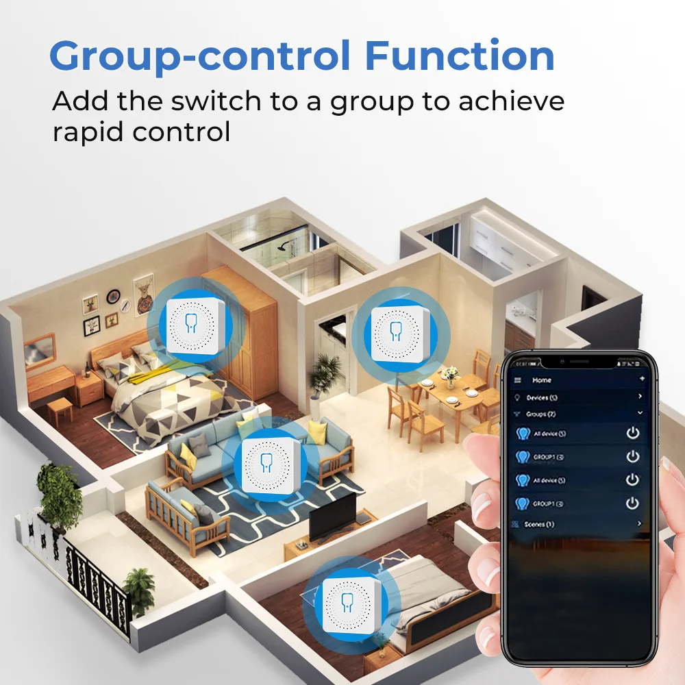 For Tuya Mini Smart WiFi Switc - огляд і ціна Smart Home Button