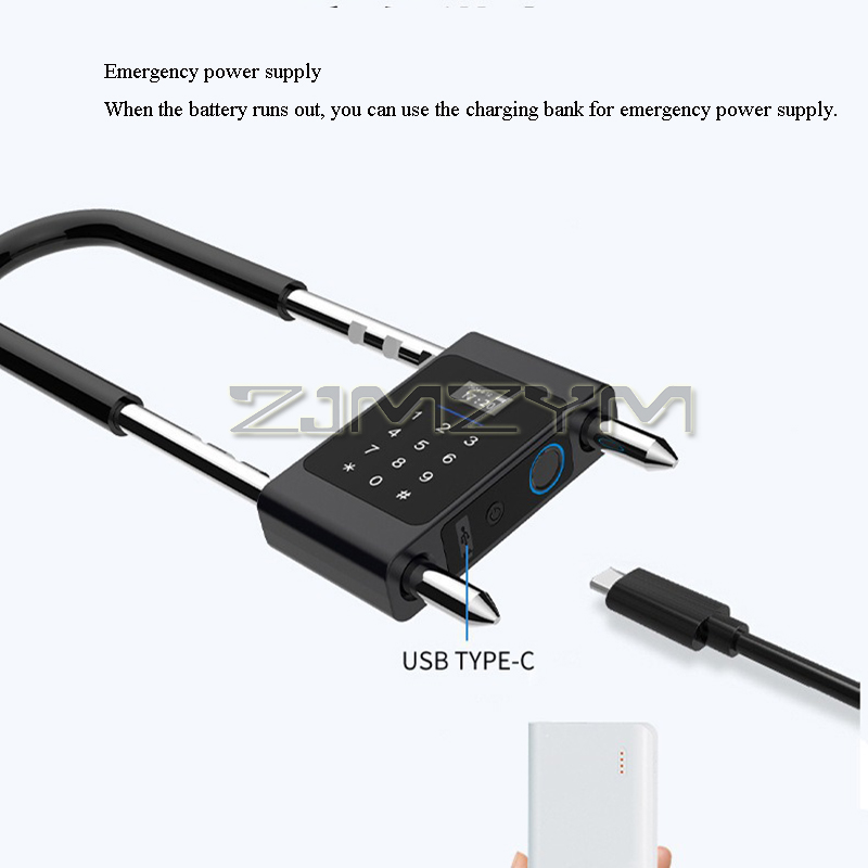 Fingerprint U-Type Lock Electr - огляд і ціна Smart Door Lock