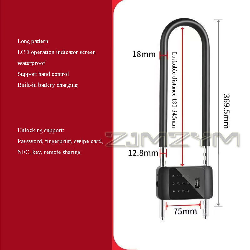 Fingerprint U-Type Lock Electr - огляд і ціна Smart Door Lock