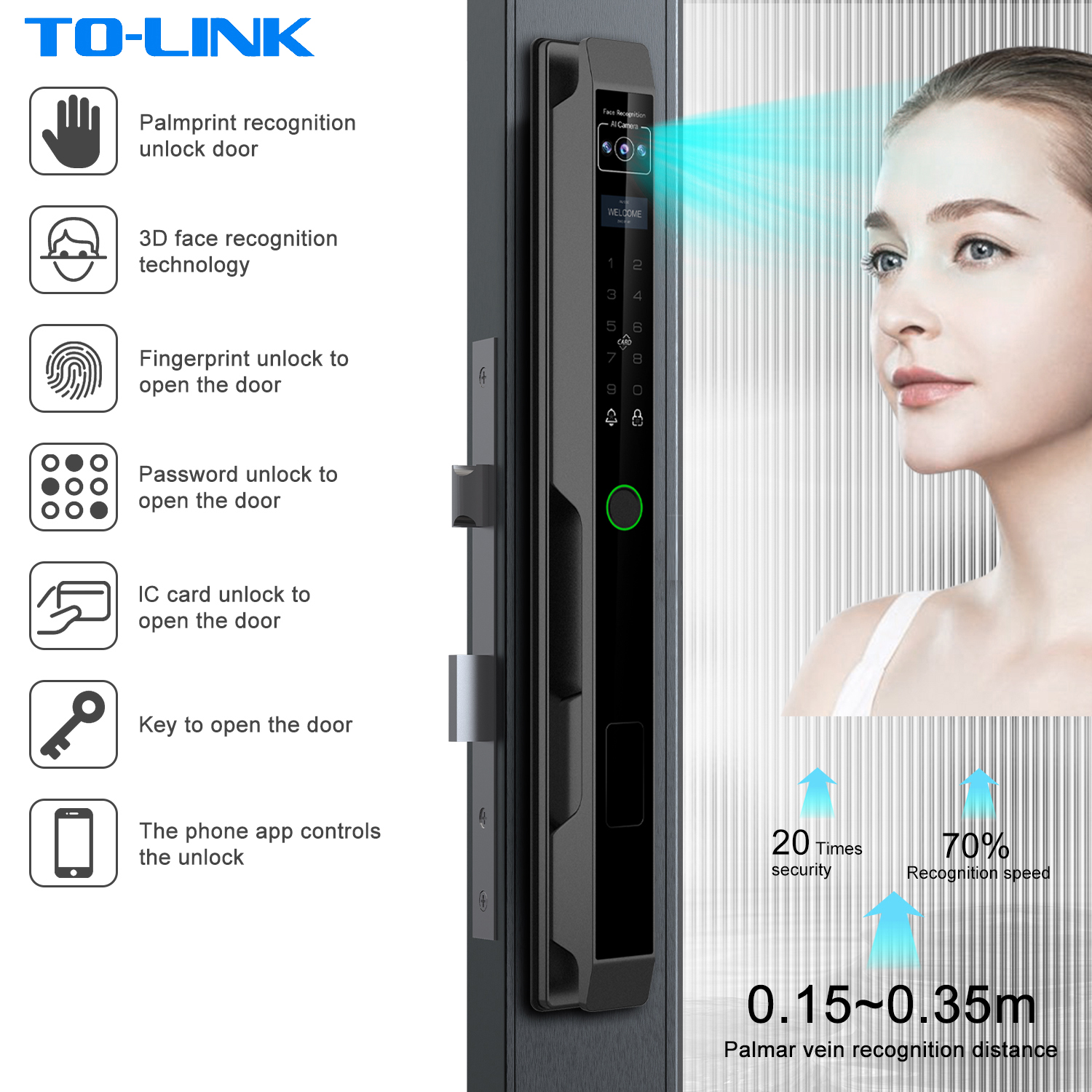 Key Card Digital Ip65 Waterpro - огляд і ціна Smart Door Lock