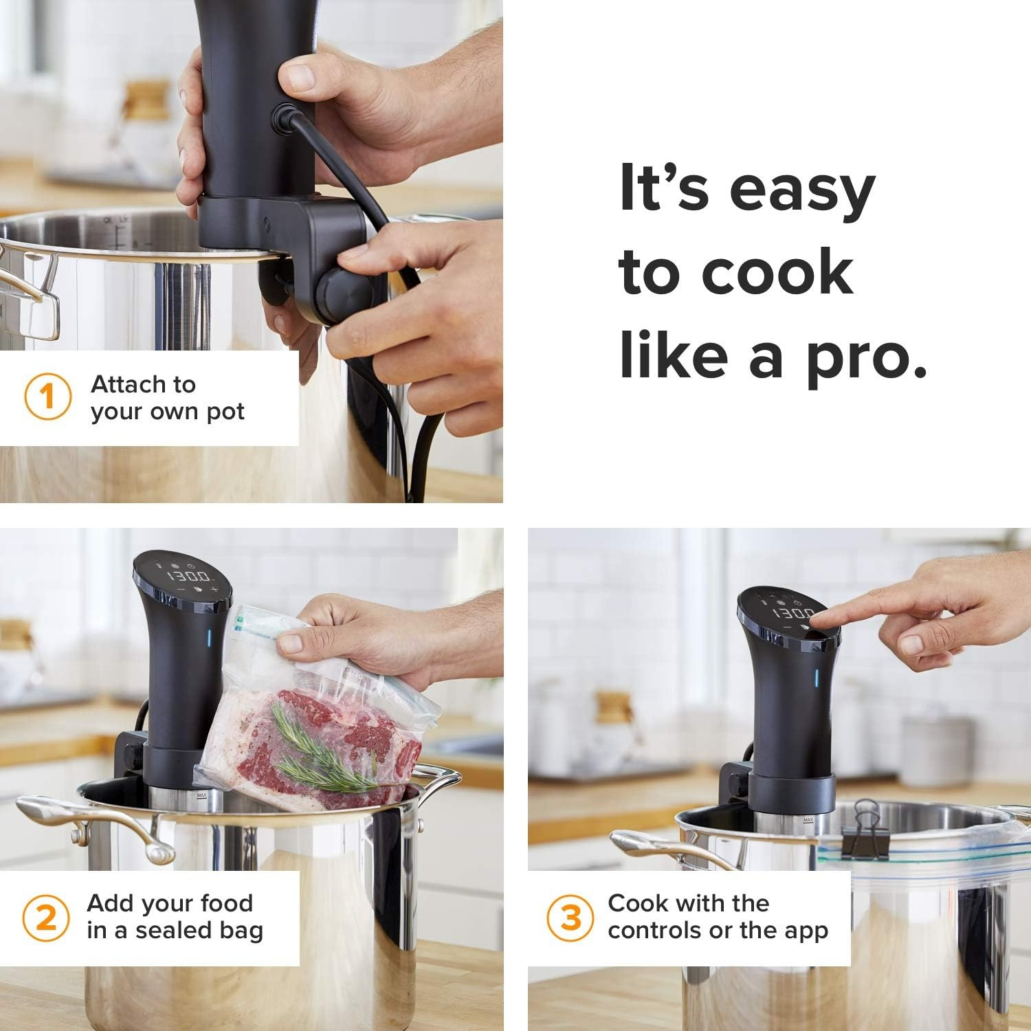 1000W Sous Vide Precision Cook - огляд і ціна Smart Home Kitchen