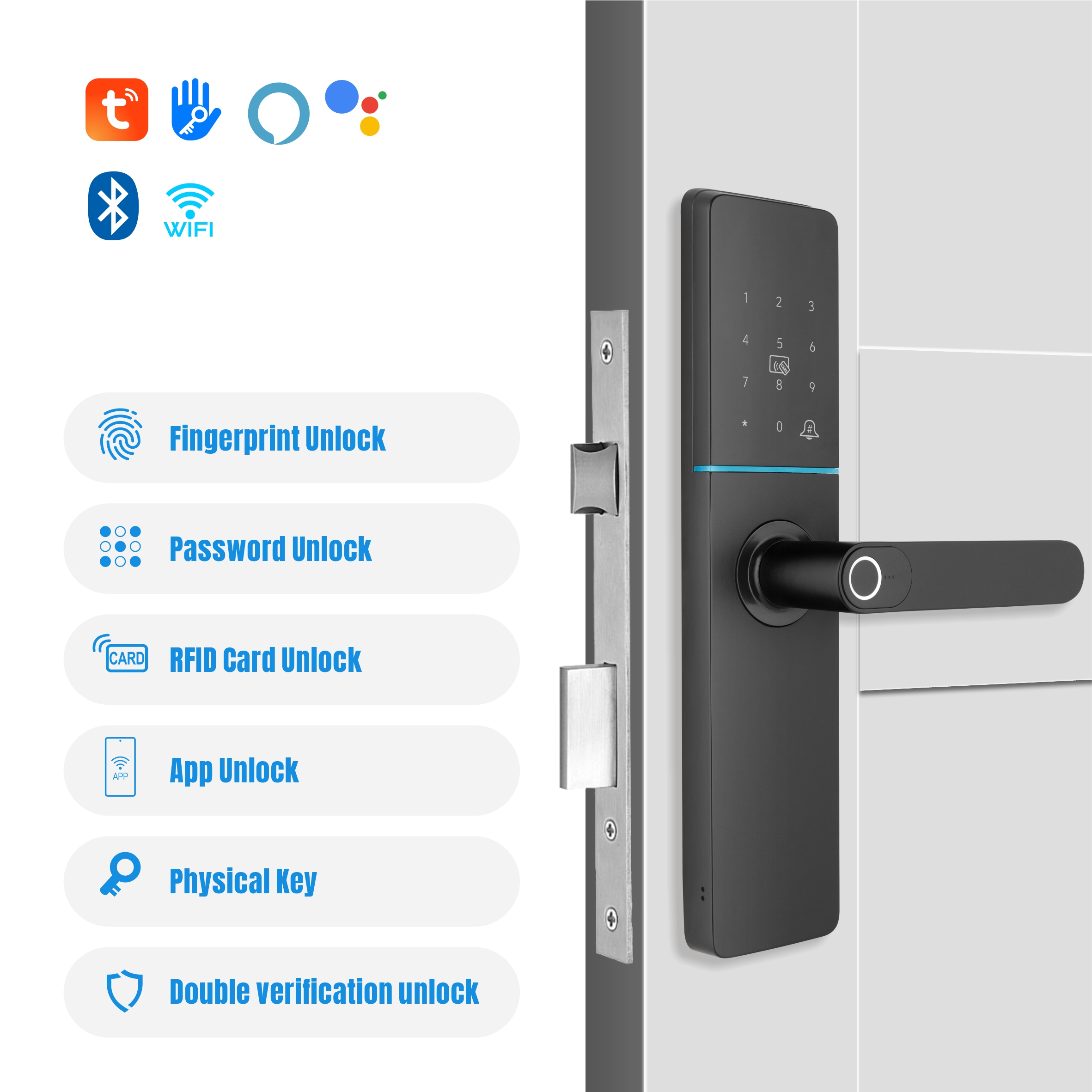 Wear-resistant Durable Dustpro - огляд і ціна Smart Door Lock