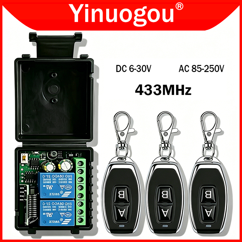 DC 12V 24V AC 220V RF433 2CH M - огляд і ціна Curtain Motor