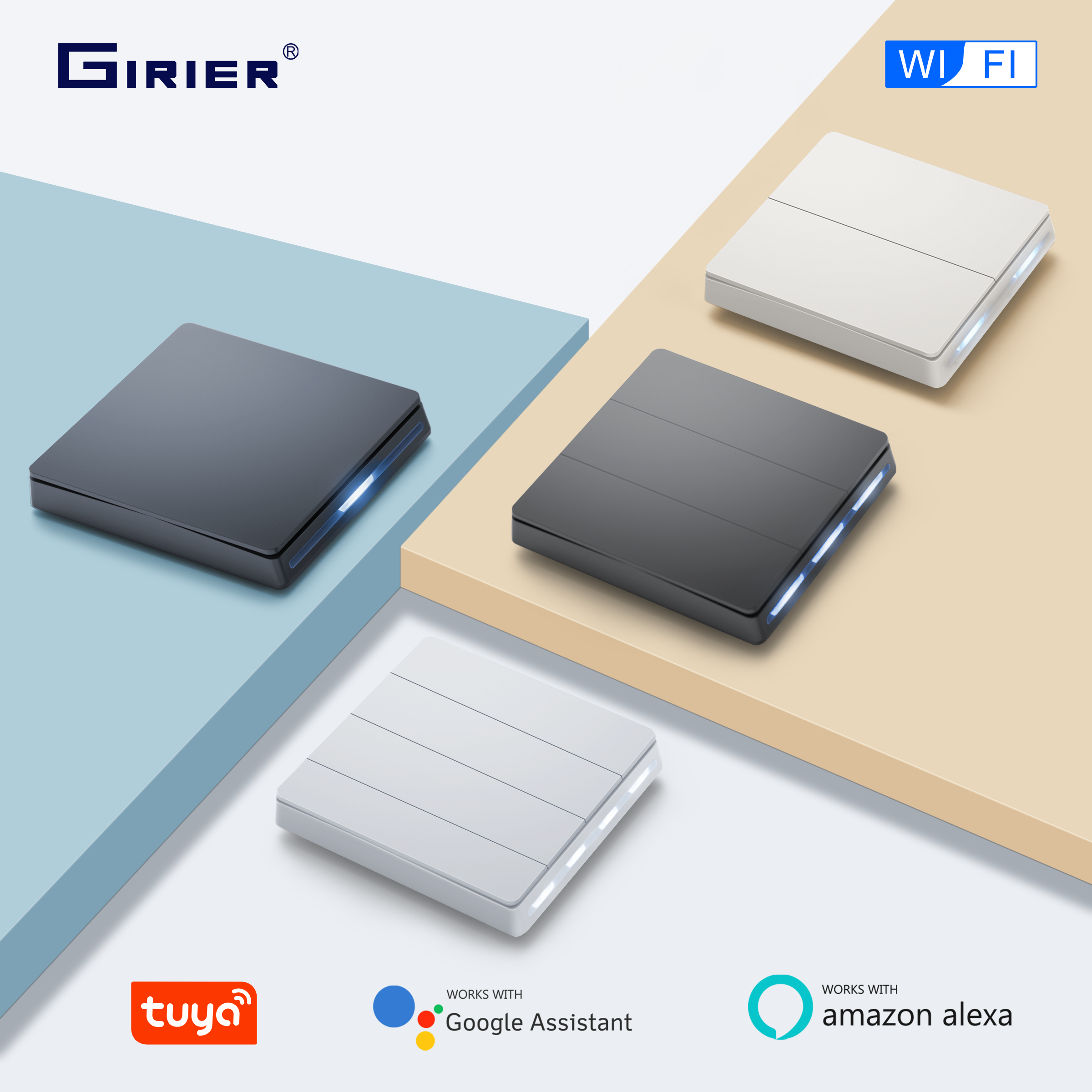 GIRIER Smart Light Switch WiFi - огляд і ціна Smart Home Google