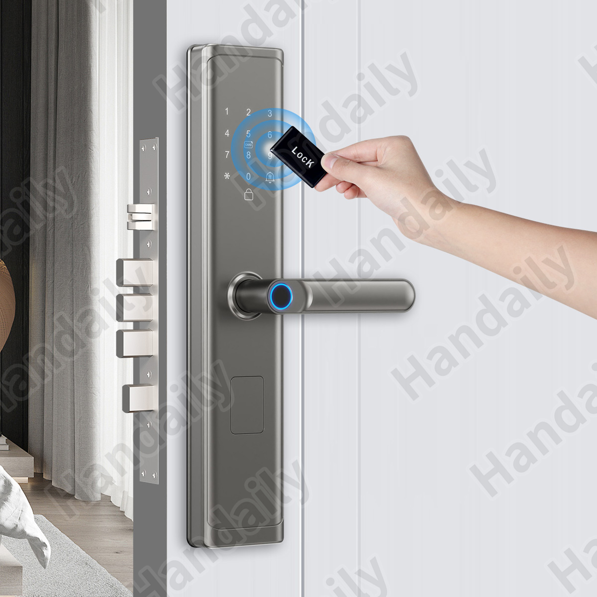 Tuya Wifi TTlock App Fingerpri - огляд і ціна Smart Door Lock