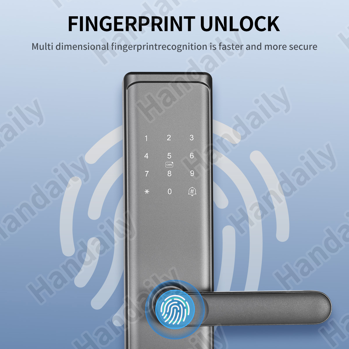 Tuya Wifi TTlock App Fingerpri - огляд і ціна Smart Door Lock