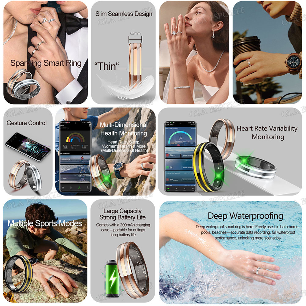 New 6.3mm Thin Smart Ring Heal - огляд і ціна Smart Home Trainer