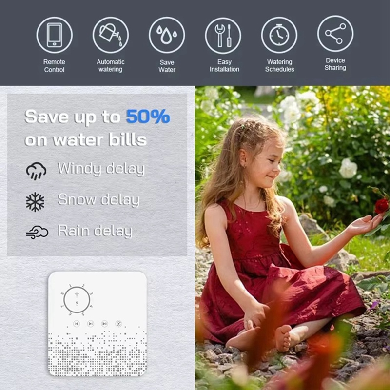 Tuya WiFi Smart Sprinkler Cont - огляд і ціна Smart Home Improvement