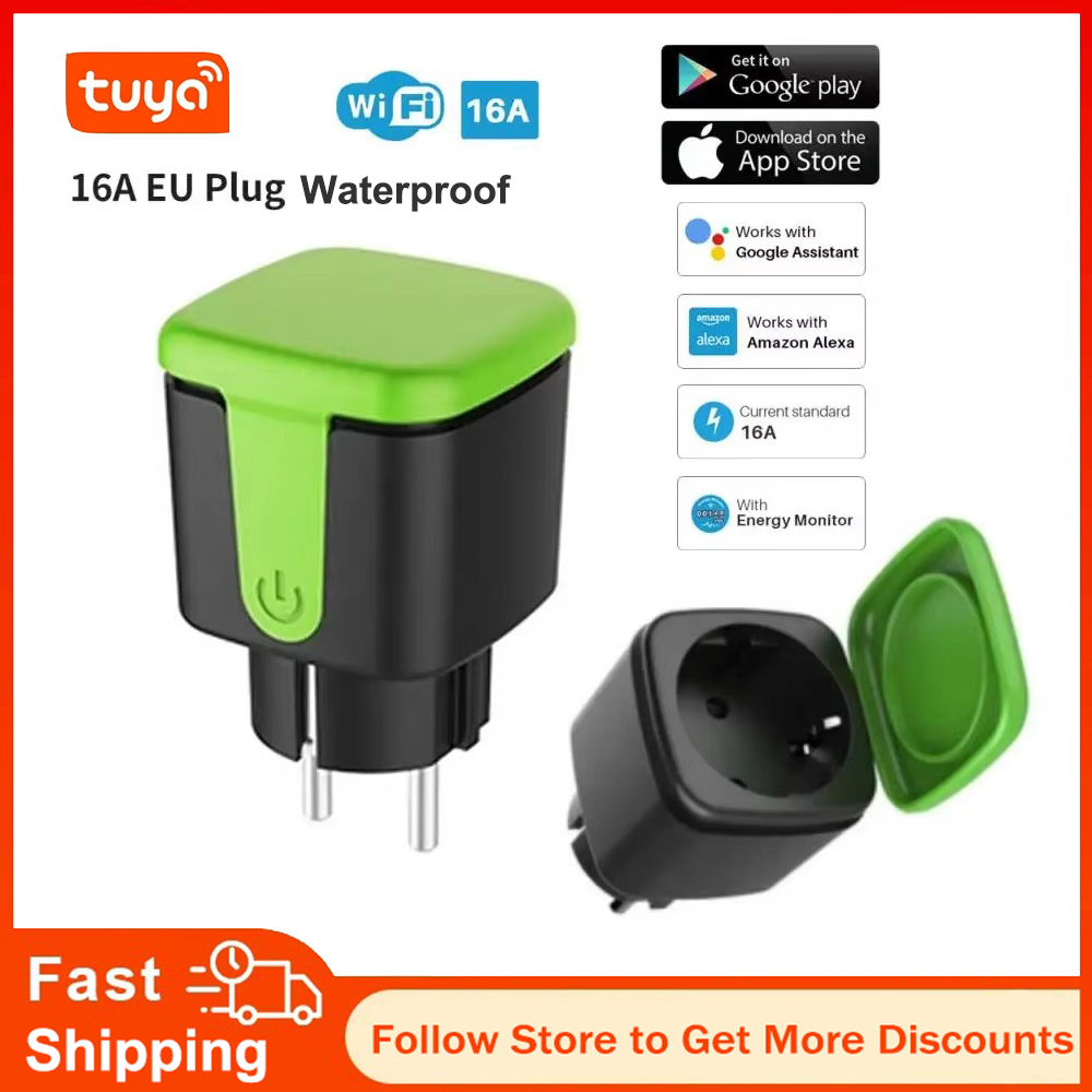 Tuya EU 16A WiFi Smart Waterpr - огляд і ціна Smart Home Outdoor