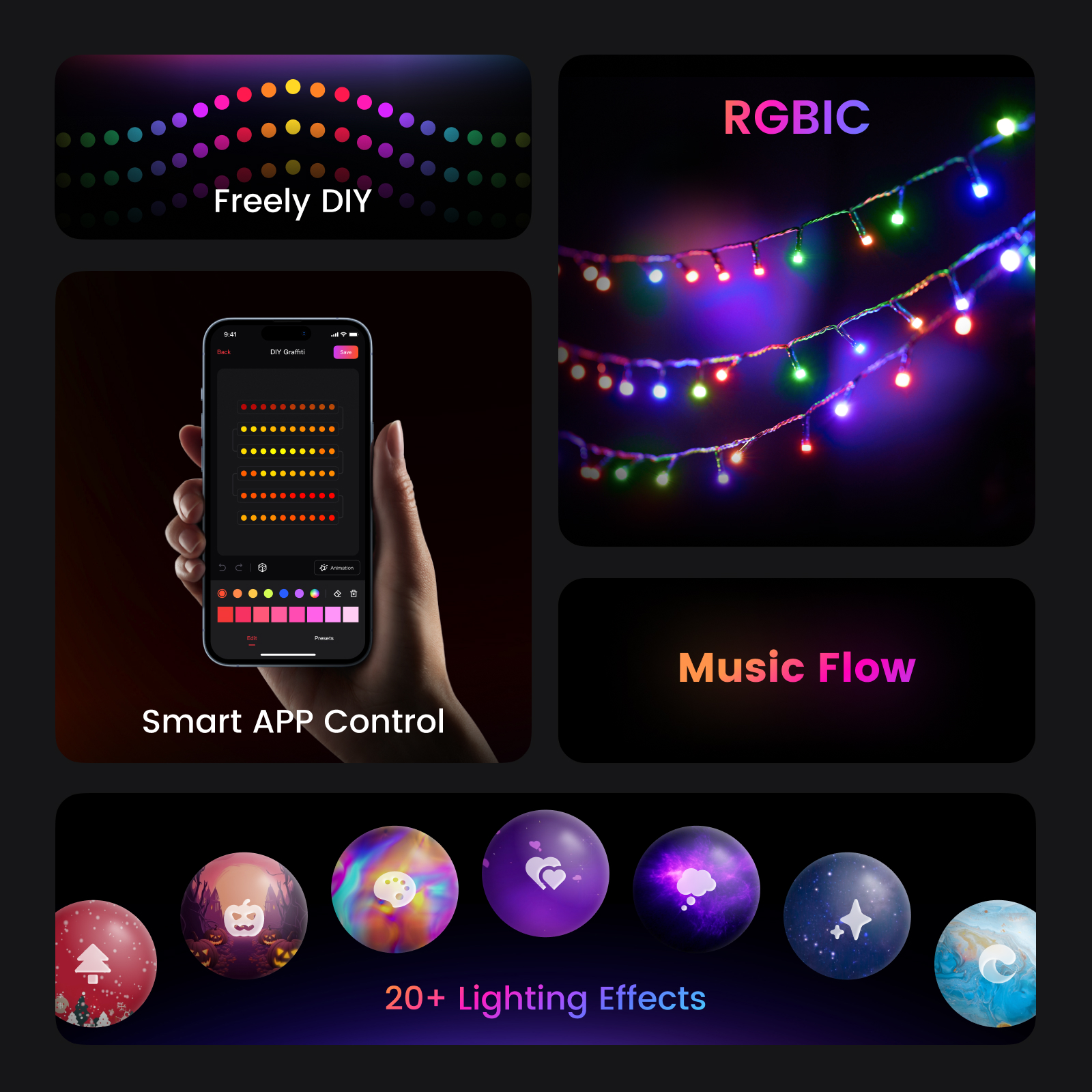 YEELIGHT Christmas String Ligh - огляд і ціна Smart Home Yeelight