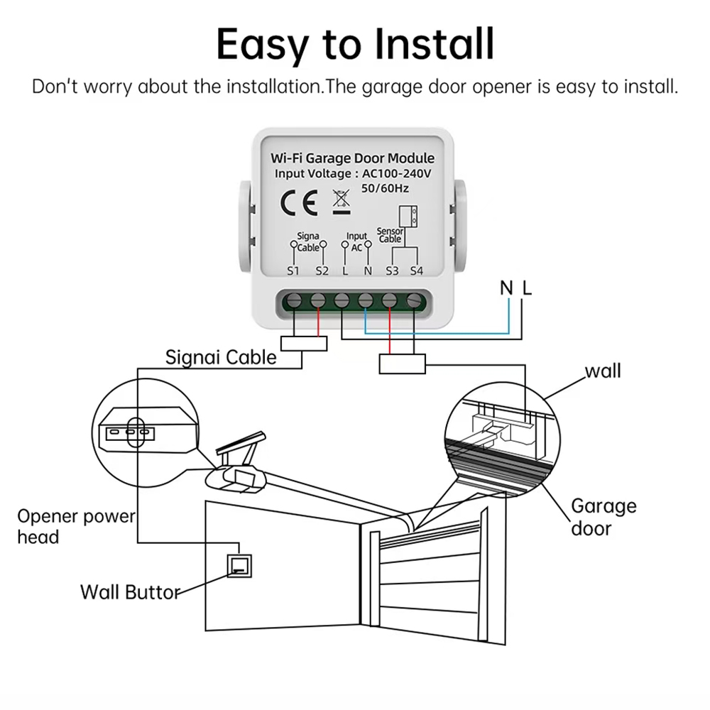 WiFi garage door controller fo - огляд і ціна Smart Home Voice Assistant