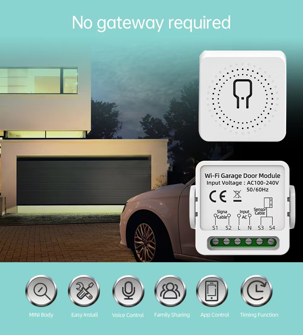 WiFi garage door controller fo - огляд і ціна Smart Home Voice Assistant