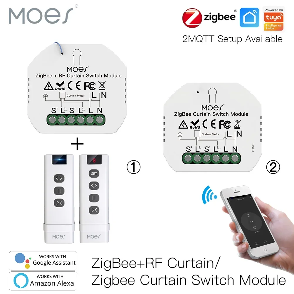MOES ZigBee 3.0 Smart Curtain  - огляд і ціна Curtain Motor