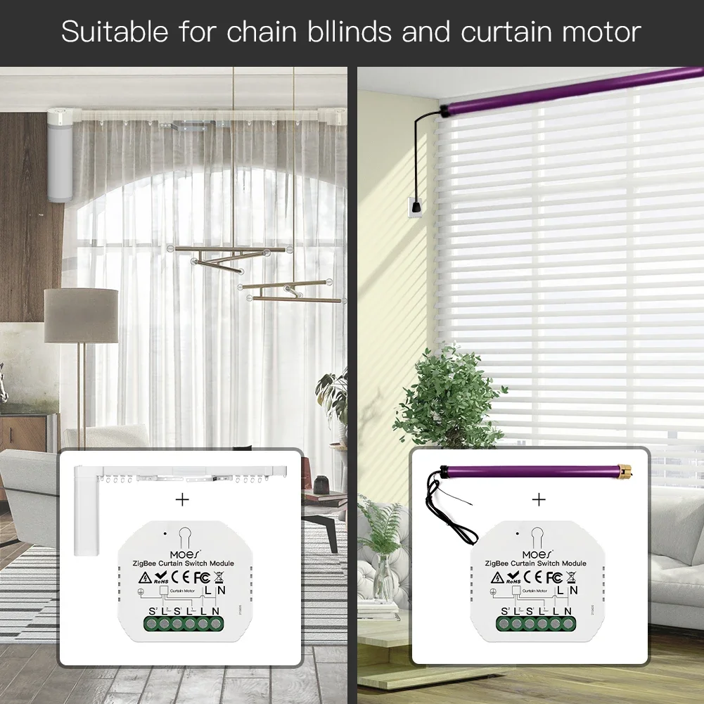 MOES ZigBee 3.0 Smart Curtain  - огляд і ціна Curtain Motor